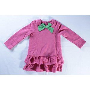 Hanna Andersson Girls Pink Shirt Size 100 Ruffle